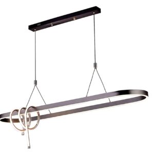 REA LAMPA LHJ040-CP 120cm BLACK OSW-50018