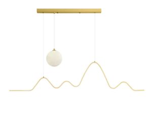 LAMPA LHJ034-CP BRUSH GOLD