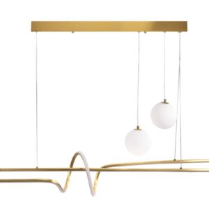 LAMPA LHJ039-CP BRUSH GOLD