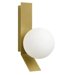 REA LAMPA APP1759-1W BRUSH GOLD WHITE OSW-04346