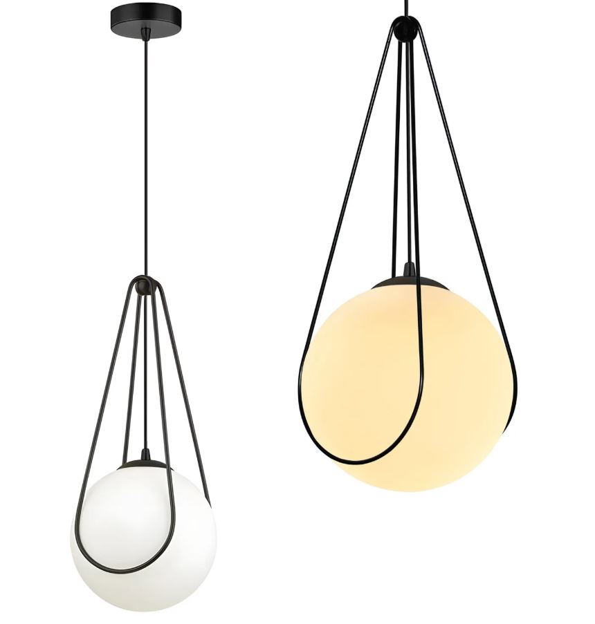 REA LAMPA APP1792-1CP 20cm BLACK OSW-04350