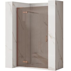 REA DRZWI PRYSZNICOWE HUGO BROWN/BRUSH COPPER 100 REA-K6962