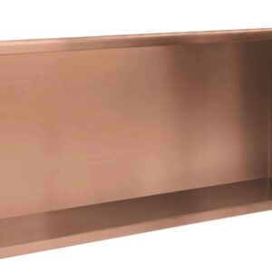 REA PÓŁKA WNĘKOWA ŁAZIENKOWA MIEDŹ SZCZOTKOWANA 5906366018343