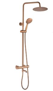 REA ZESTAW NATRYSKOWO-WANNOWY LUNGO DIAMOND MIEDŹ TERM REA-P5964