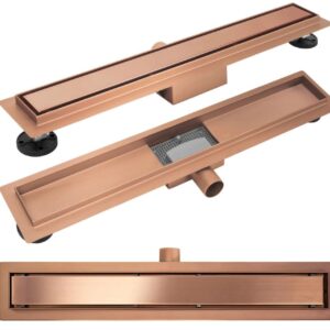 ODPŁYW NEOX MIEDŹ SZCZOTKOWANA 500