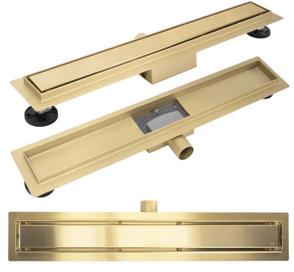 ODPŁYW NEOX ZŁOTY SZCZOTKOWANY 900