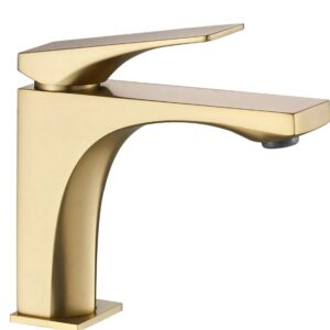 REA BATERIA UMYWALKOWA JOE ZŁOTA SZCZOTKOWANA NISKA  REA-B8990