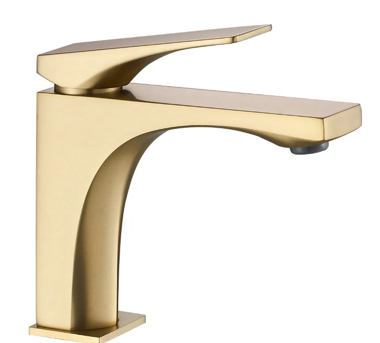 REA BATERIA UMYWALKOWA JOE ZŁOTA SZCZOTKOWANA NISKA  REA-B8990