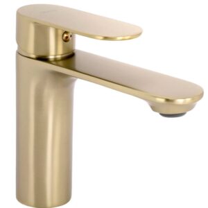 REA BATERIA UMYWALKOWA DROP ZŁOTA SZCZOTKOWANA NISKA REA-B8975