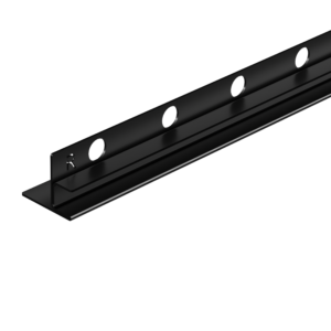 BALNEO Listwa spadkowa do szkła prawa 170 cm czarna D0101020102-2