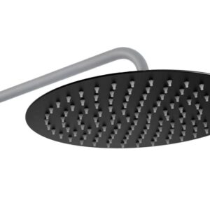 REA DESZCZOWNICA OKRĄGŁA CZARNA REA-P0501