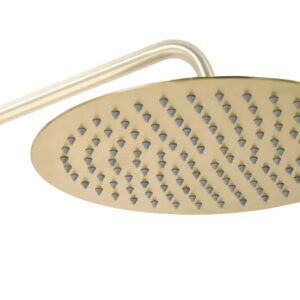 REA DESZCZOWNICA OKRĄGŁA ZŁOTA SZCZOTKOWANA REA-P0502