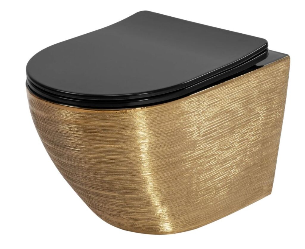 REA WC – CARLO MINI TORNADO BRUSH GOLD BLACK REA-C4330