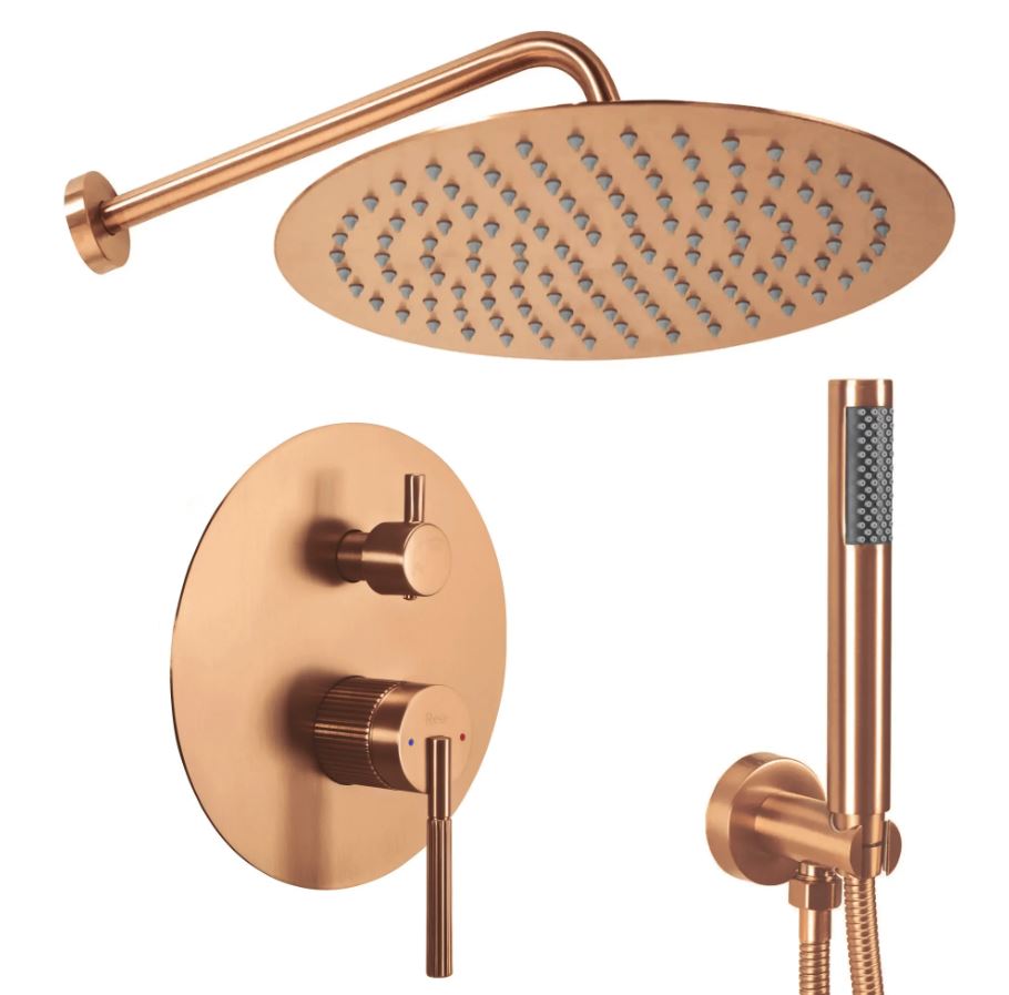 REA ZESTAW NATRYSKOWY JS-622711BRG ARGON MIEDŹ SZCZOTK REA-P4330