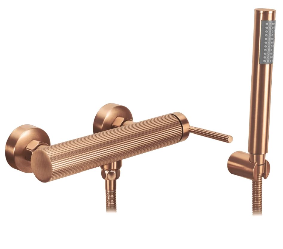 REA BATERIA PRYSZNICOWA JS-B34804BRG ARGON MIEDŹ SZCZOTKOWANA REA-B2092