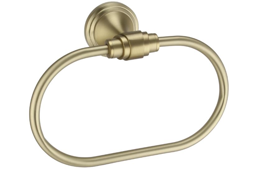 REA WIESZAK NA RĘCZNIK RING ZŁOTO SZCZOTKOWANE 5906366018954