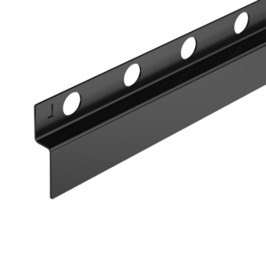 BALNEO Listwa spadkowa przyścienna lewa 170 cm czarna D0101020201-2