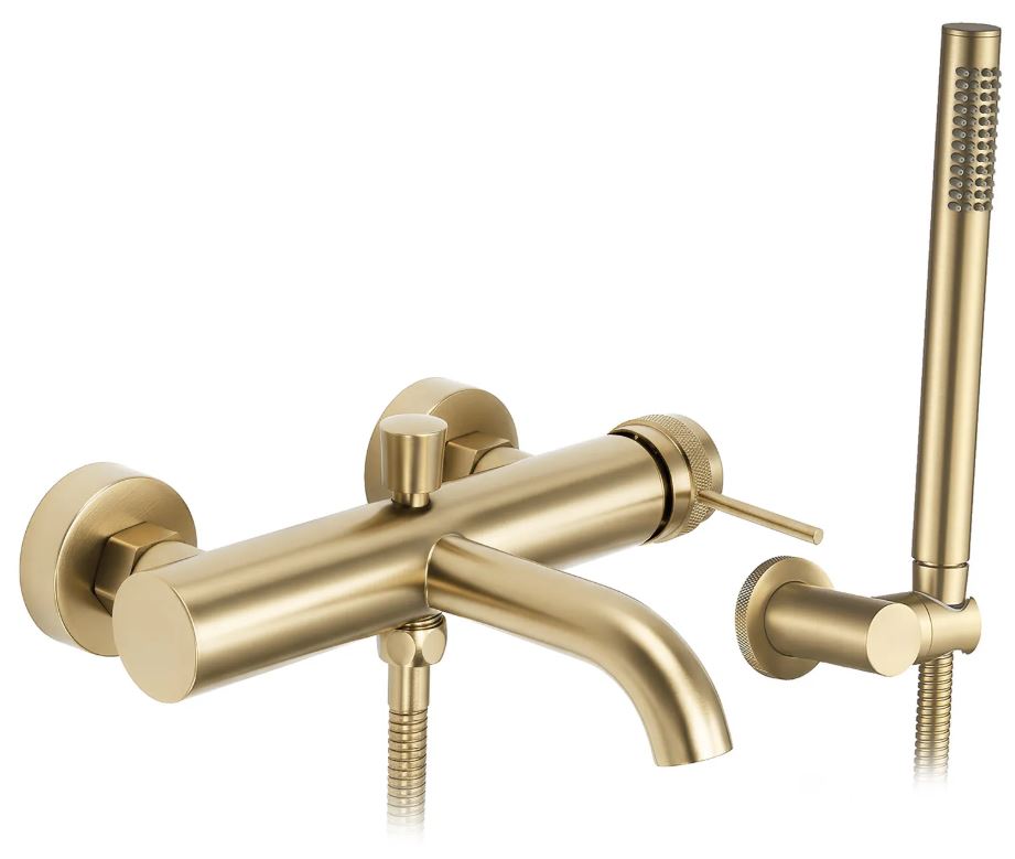 REA BATERIA WANNOWA LUNGO GRIP ZŁOTA SZCZOTKOWANA REA-B6398