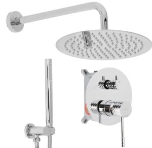 REA ZESTAW NATRYSKOWY PODTY LUNGO DIAMOND CHROM + BOX REA-P6963