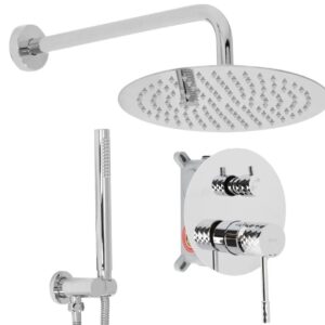 REA ZESTAW NATRYSKOWY PODTY LUNGO DIAMOND CHROM + BOX REA-P6963