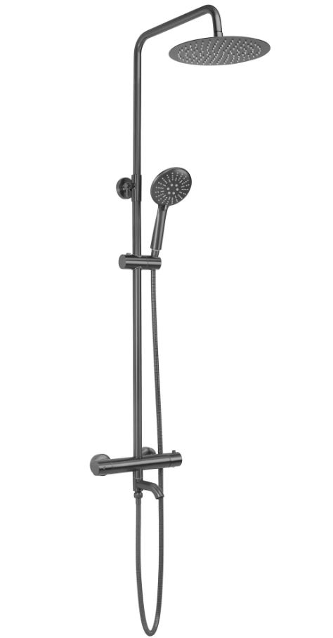 REA ZESTAW NATRYSKOWO-WANNOWY LUNGO TYTAN TERMOSTAT REA-P6386