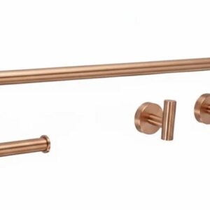 REA KOMPLET WIESZAKÓW ŁAZIENKOWYCH ARI MIEDŹ SZCZOTKOWANA 5906366016448