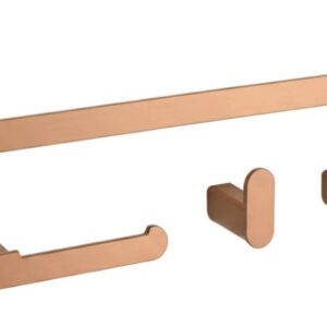 REA KOMPLET WIESZAKÓW ŁAZIENKOWYCH MATI MIEDŹ SZCZOTKOWANA 5906366016455