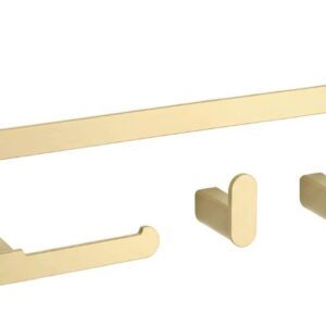 REA KOMPLET WIESZAKÓW ŁAZIENKOWYCH MATI ZŁOTO SZCZOTKOWANE 5906366016462