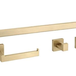 REA KOMPLET WIESZAKÓW ŁAZIENKOWYCH RIO ZŁOTY SZCZOTKOWANY 5906366016547