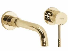 REA BATERIA UMYWALKOWA PODTYNKOWA LUNGO DIAMOND ZŁOTA + BOX REA-B0539