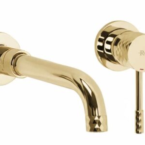 REA BATERIA UMYWALKOWA PODTYNKOWA LUNGO DIAMOND ZŁOTA + BOX REA-B0539