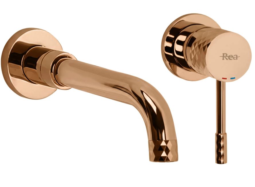 REA BATERIA UMYWALKOWA PODTYNKOWA LUNGO DIAMOND MIEDŹ + BO REA-B0540