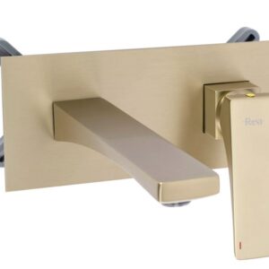 REA BATERIA UMYWALKOWA PODTYNKOWA JOE ZŁOTA SZCZOTKOWA REA-B3620