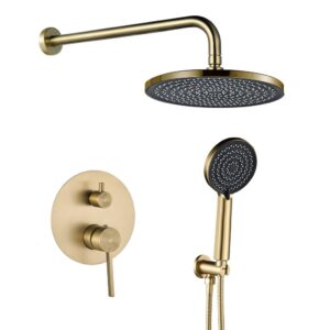 REA ZESTAW NATRYSKOWY PODT FOSTER ZŁOTY SZCZOTKO + BOX REA-P6441