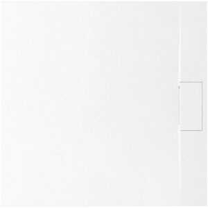 REA BRODZIK BAZALT WHITE 90×90 + SYFON REA-K3901