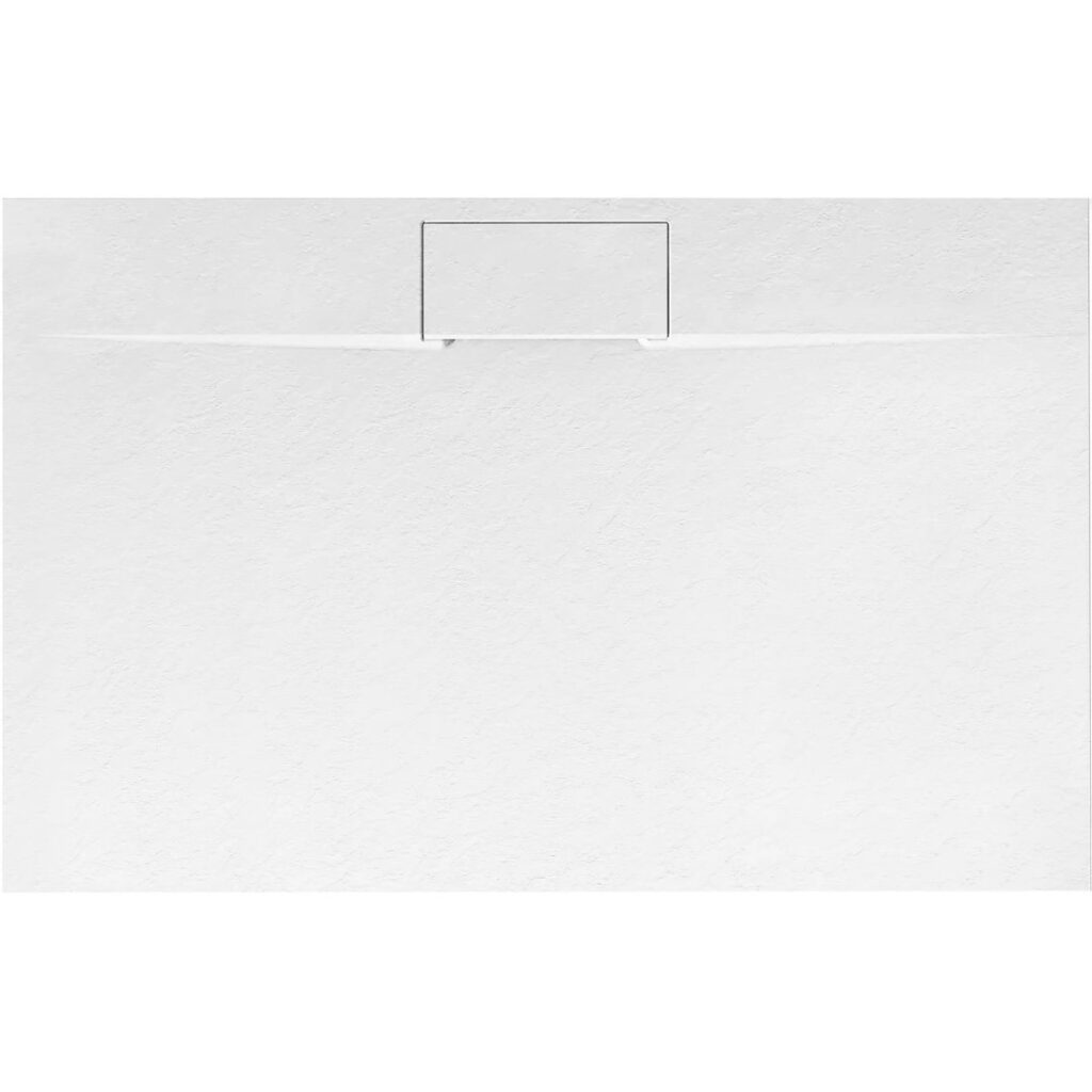 REA BRODZIK BAZALT LONG WHITE 90×120 + SYFON REA-K3903