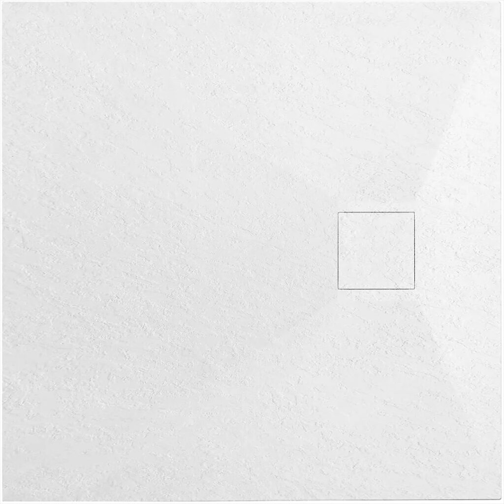 REA BRODZIK MAGNUM WHITE 90×90 + SYFON REA-K3909