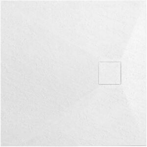 REA BRODZIK MAGNUM WHITE 90×90 + SYFON REA-K3909