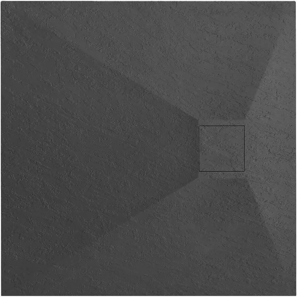 REA BRODZIK MAGNUM BLACK 90×90 + SYFON REA-K3910