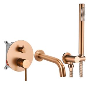 REA BATERIA WANNOWA PODTYNKOWA LUNGO MIEDŹ SZCZO + BOX REA-B4568