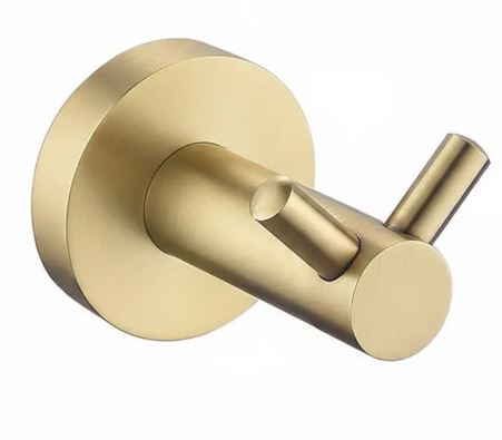 REA WIESZAK ŁAZIENKOWY LEO ZŁOTO SZCZOTKOWANE 5906366017582