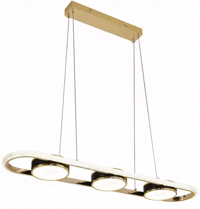 REA LAMPA SUFITOWA WISZĄCA ZŁOTA 5906366021725