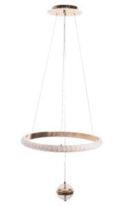 REA LAMPA SUFITOWA WISZĄCA 50cm ZŁOTA 5906366021794
