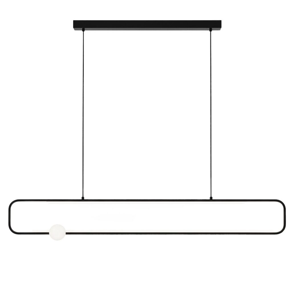 REA LAMPA SUFITOWA WISZĄCA LED CZARNA 5906366021602