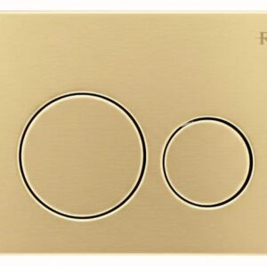 REA PRZYCISK DO STELAŻA PODTYN STALOWY I BRUSH GOLD REA-E9563