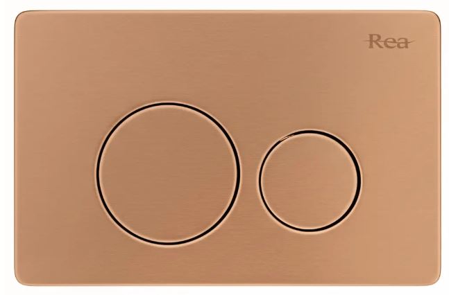 REA PRZYCISK DO STELAŻA PODTYN STALOWY I BRUSH COPPER REA-E9564
