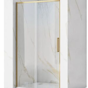 REA DRZWI PRYSZNICOWE RAPID SLIDE BRUSH GOLD 150 K0301020210-3