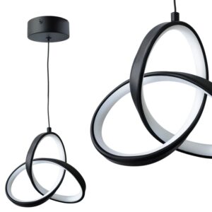 REA LAMPA SUFITOWA WISZĄCA CZARNA 5906366010408