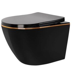 REA WC – CARLO MINI TORNADO BLACK GOLD EDGE REA-C4695