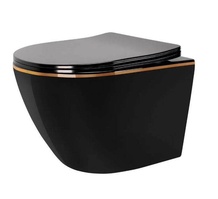 REA WC – CARLO MINI TORNADO BLACK GOLD EDGE REA-C4695